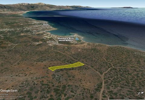 Located in Agios Nikolaos. Building plot of 5533 m2, situated on the slope of the hill range between the resorts of Sissi and Milatos, enjoying magnificent, unobscured views of the Cretan Sea, the coastline of Sissi and the surrounding hills and coun...