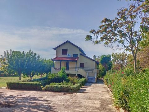 Detached house by the sea of 170 m². on a plot of 3,600 m² in Amarynthos. There is air conditioning in all bedrooms and double glazed windows as well as electric shutters. It is only 130 m from the sea and has an additional construction factor. There...