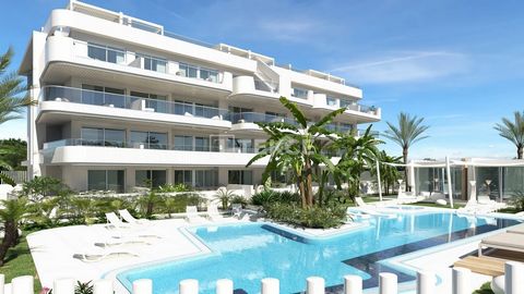 Apartamenty z 2 i 3 Sypialniami Blisko Udogodnień w Lomas de Cabo Roig Orihuela Stylowe apartamenty znajdują się w Lomas de Cabo Roig, atrakcyjnej dzielnicy mieszkalnej należącej do Cabo Roig. Położony zaledwie 2 km od plaży Cabo Roig, obszar ten moż...