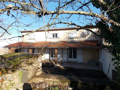 This 3 bedroomed semi detached house is located in a calm environment at the end of a country lane but is just 2 kilometres from the charming village of saint laurent sur gorre. On the ground floor there is a kitchen, large lounge, 3 bedrooms, a stud...