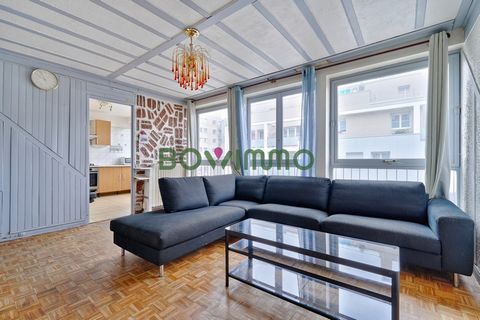 Only 250 meters from the Church of Pantin metro station, the BOWIMMO agency offers you, in EXCLUSIVITY, a 3-room apartment on the 3rd floor out of 4 with elevator. It consists of an entrance hall with storage space, a bright living room, an independe...