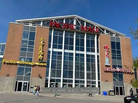 Famous Pacific Mall with tourism attraction. Open 365 days including all legal holidays. Rough in water and sink suits for many kinds of business. Larges Chinese mall with with total 270,000 sq ft. with levels of underground parkings.