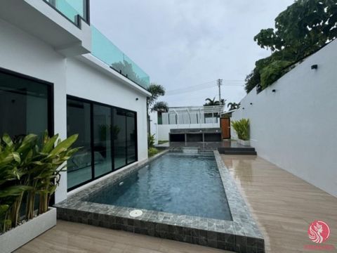 This modern 2-storey villa is ready for you to move in and enjoy. Located just 5 minutes from Nai Harn beach, this property offers luxury, privacy, and proximity to the coast. With a private 7m pool and spacious living areas, it’s perfect for familie...