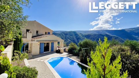 A32876VAP06 - Situated in the peaceful village of Pierrefeu, just an hour’s drive from Nice, this stunning villa in the South of France combines traditional architecture with a modern layout. Built in 2010, the property offers breathtaking views of t...