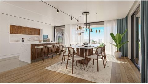 Appartement 4 pièces avec 146 m² de surface brute privée, 33 m² d'espace extérieur, 2 places de parking et espace de stockage, dans le développement Caxias Heights à Oeiras. Les appartements disposent d'une cuisine entièrement équipée avec des appare...