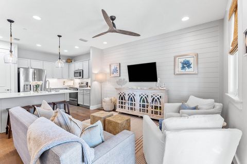 Nestled in the heart of Seagrove Beach, just moments from the pristine sugar-white sands and emerald-blue waters of the Gulf of Mexico, lies the exquisite 30A Townhome D102. This impeccably designed coastal retreat offers the ultimate blend of luxury...