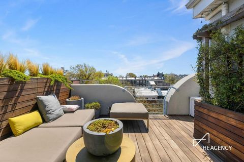 Worship the sun in this duplex penthouse paradise with skylights, southern light and 260 sq. ft. of outdoor space. Apartment 4F exudes warmth even during the depths of winter and is a plant-lovers dream. This home features: • 200 SF wood-decked terra...