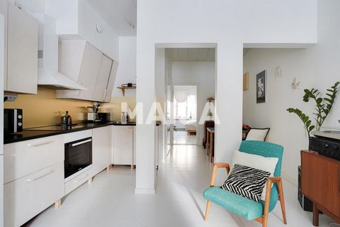 Welcome to visit this charming and well-established home in the idyllic Taivaskallio area of Käpylä!This cozy apartment has undergone careful upgrades — the kitchen and beautiful hardwood floors were renovated in 2018, and the bathroom got a fresh lo...