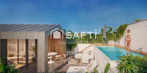 T4 de 101 m2 et rooftop de 108 m2, idéalement situé.