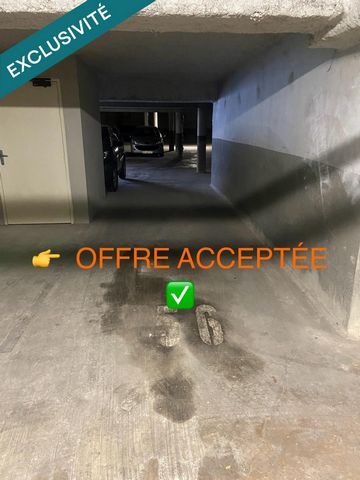 CAUDERAN LIMITE MERIGNAC : PLACE DE PARKING EN SOUS SOL, RÉSIDENCE RÉCENTE ET SÉCURISEE !!