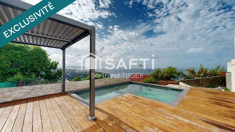 Maison familiale, 4 chambres, vue mer, piscine