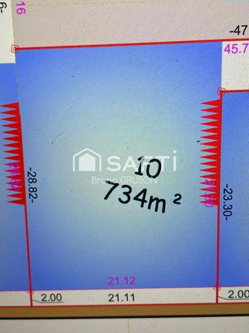 Différentes parcelles à construire