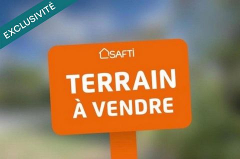 Terrain constructible de 1049m2 viabilisé et libre de constructeur